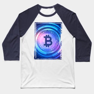 Bitcoin Digital Currency Baseball T-Shirt